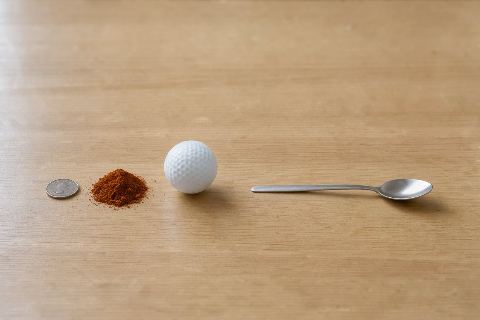 What does 5 grams of paprika look like?