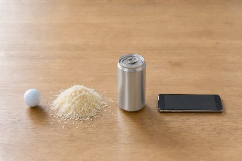 What does 100 grams of grated parmesan look like?