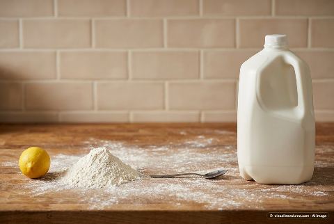 All-purpose flour, in “What does 200 grams of self-rising flour look like?”