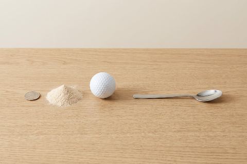 What does 10 grams of pre-workout powder look like?
