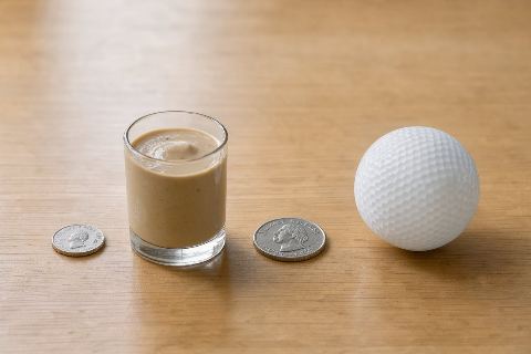 What does 2 tablespoons of tahini look like?