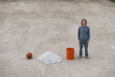 What do 1,000 ping-pong balls look like?