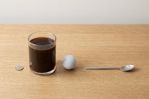 What does 16 fluid ounces of brewed coffee look like?