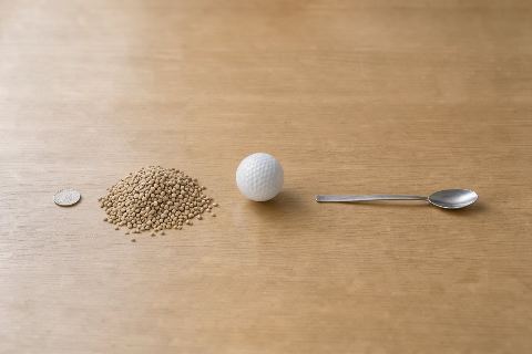 What does 0.333 cups of split peas (dry) look like?
