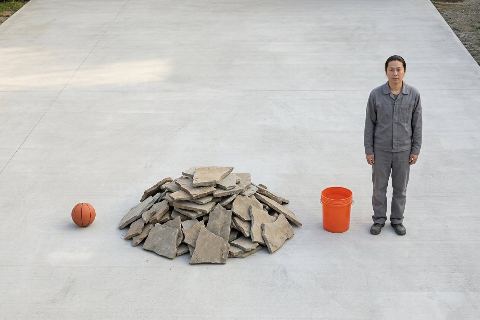 What does 1 ton of flagstone look like?