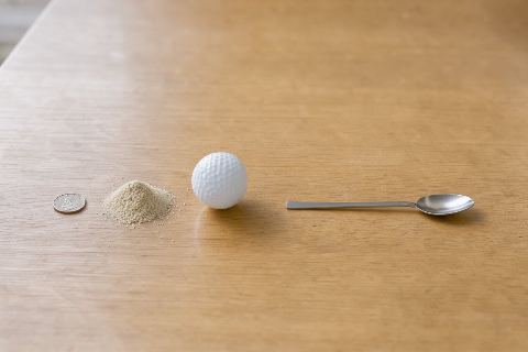 What does 10 grams of instant yeast look like?