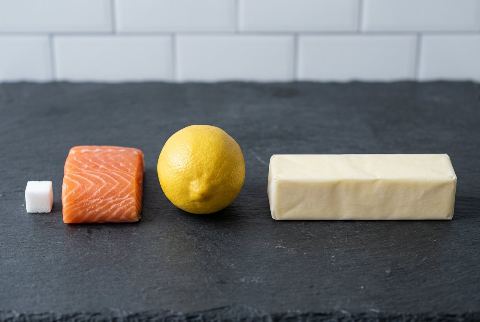 Stick of butter, in “What does 3 ounces of salmon fillet look like?”