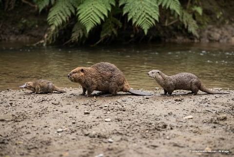 North American river otter, in “Platypus vs beaver vs otter”